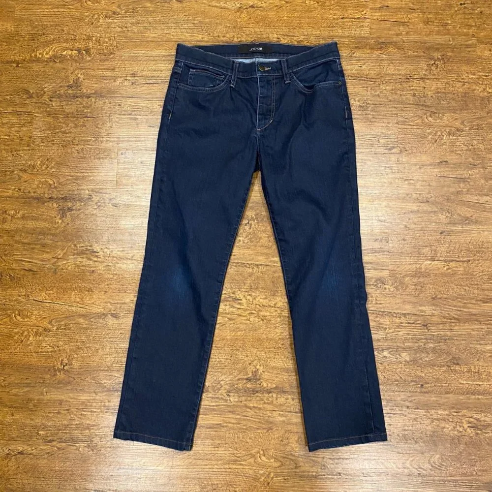 Joe's Jeans The Brixton Blue Dark Wash Casual Denim Pants Trousers Men's‎ 31x29